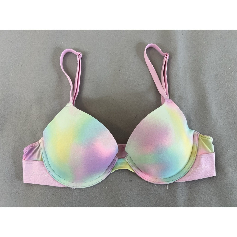 Victoria's Secret Women's Bra Sz 34A Multicolor Pink